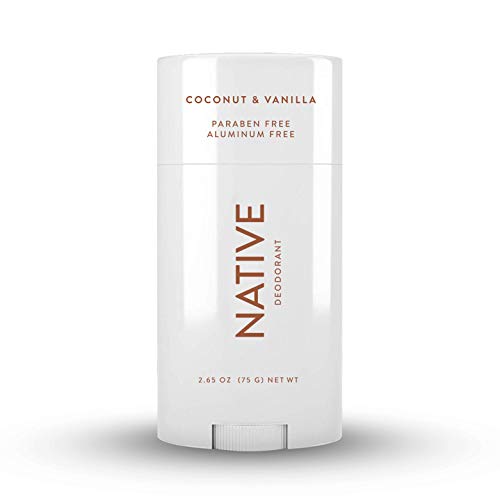 Native Deodorant - Natural Deodorant for Women and Men - Vegan, Gluten Free, Cruelty Free - Contains Probiotics - Aluminum Free & Paraben Free, Naturally Derived Ingredients - Coconut & Vanilla