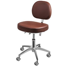 Load image into Gallery viewer, Happybuy Dental Medical Chair for Dentist Doctor&#39;s Stool Adjustable Mobile Chair PU Leather（Brown
