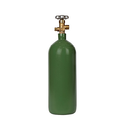 New 40 cu ft Steel Oxygen Cylinder with CGA540 Valve