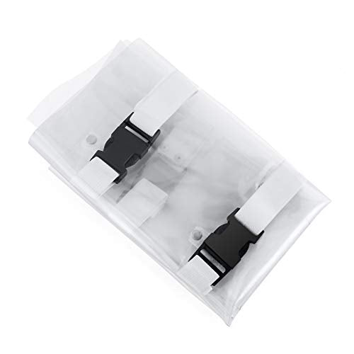 Foot Pad Dustproof Dental Chair Toe Cover Sleeve with Elastic Bands, Foot Mat Cushion Transparent Dentist Clinic Unit Protector Anti-Dropping - Washable & Reusable