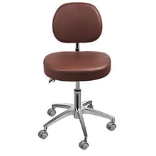 Load image into Gallery viewer, Happybuy Dental Medical Chair for Dentist Doctor&#39;s Stool Adjustable Mobile Chair PU Leather（Brown
