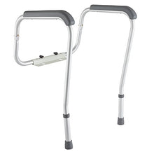 Load image into Gallery viewer, Medline Toilet Safety Rails, Safety Frame for Toilet with Easy Installation, Height Adjustable Legs, Bathroom Safety, Foam Armrests, Easy to Clean, Aluminum Frame, 250lb. Weight Capacity
