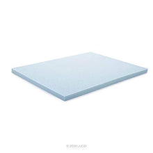 Load image into Gallery viewer, LUCID 3-inch Ventilated Gel Memory Foam Mattress Topper - Twin XL
