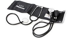 Load image into Gallery viewer, Primacare DS-9197-BK Professional Classic Series Manual Adult size Blood Pressure Kit, Emergency Bp kit with Stethoscope and Portable Leatherette Case, Nylon Cuff, Black
