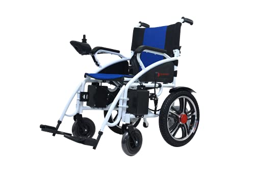 Hercules LiteMobile Wheelchair, Intelligent Electric Motorized Wheelchair, Portable Folding Lightweight Power Wheel Chair, Comfortable Disabled Wagon, Elderly Mobility