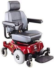 Load image into Gallery viewer, Compact Mid-Wheel Drive Power Chair, Burgundy
