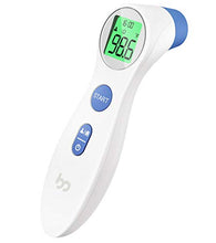 Load image into Gallery viewer, Touchless Forehead Thermometer for Adults and Kids, Digital Infrared Thermometer for Home with Fever Indicator, Instant Accurate Reading
