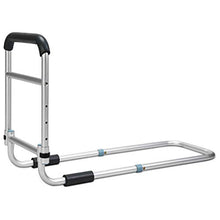 Load image into Gallery viewer, OasisSpace Bed Rail - Bedside Fall Prevention Grab Bar Mobility Aid for Elderly Seniors, Handicap - Adjustable Adult Bed Rail Cane fits King, Queen, Full, Twin - Stability Standing Bar Handle
