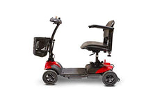 Load image into Gallery viewer, EWheels Medical EW-M35 Lightweight 4-Wheel Mobility Scooter, Electric Wheelchairs for Adults, Extended Range Battery with Charger and Basket, Max Speed 4 Mph, L39.4&quot;W20&quot;H35&quot; (RED)
