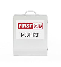 Load image into Gallery viewer, MEDIQUE 3-Shelf First Aid Kit, Side-Open First Aid Cabinet w/Alcohol Wipes
