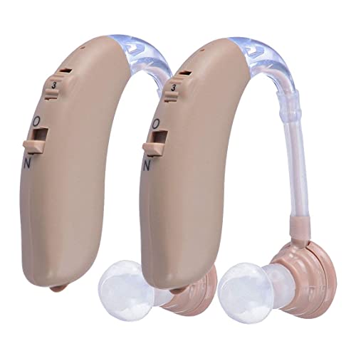 Hearing Aid Amplifier Digital Personal Sound Amplifier for Ears,Seniors, 500Hr Battery Life