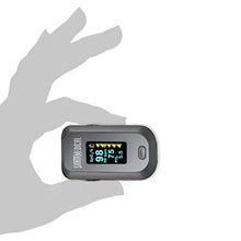 Load image into Gallery viewer, Finger Pulse Oximeter, (SpO2) Blood Oxygen Saturation Monitor with Pulse Rate Measurements and Pulse Bar Graph, Digital Reading LED Display
