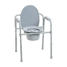 Load image into Gallery viewer, Drive Medical Steel Folding Frame Commode
