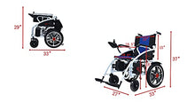Load image into Gallery viewer, Hercules LiteMobile Wheelchair, Intelligent Electric Motorized Wheelchair, Portable Folding Lightweight Power Wheel Chair, Comfortable Disabled Wagon, Elderly Mobility
