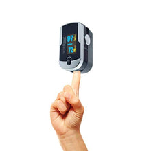 Load image into Gallery viewer, Santamedical Generation 2 Fingertip Pulse Oximeter Oximetry Blood Oxygen Saturation Monitor with Batteries and Lanyard
