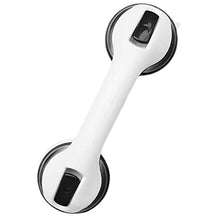 Load image into Gallery viewer, HomeKaren 12&quot; Suction Grab Bars, Shower Handles for Handicap, Elderly, Disable, Senior, Bathroom Balance Bar Safety Hand Rail Support for Tub, Showers, Bathtubs, Walls, 4&quot; Cup
