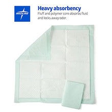 Load image into Gallery viewer, Medline - MSC282070LB Heavy Absorbency Underpads, 36&quot; x 36&quot; Quilted Fluff and Polymer Disposable Underpad, 50 Per Case, Great Protection as Bed Pads and Pee Pads
