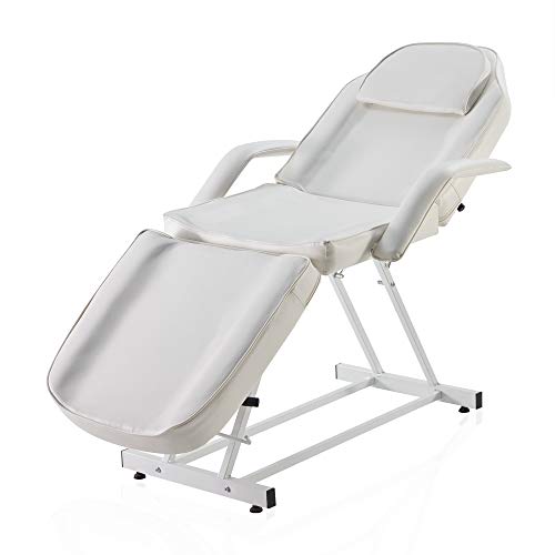 BELLAVIE Massage Facial Bed Adjustable Table Chair Beauty Spa Salon Tattoo Beauty, Cream