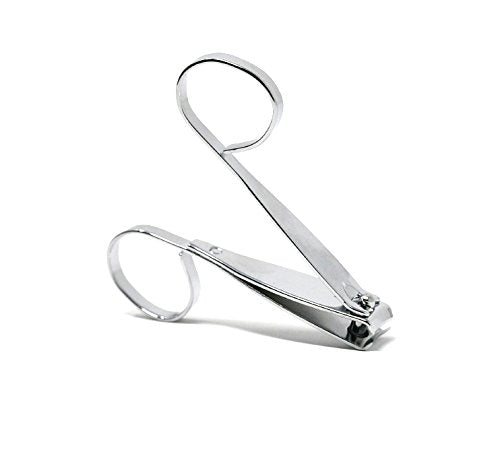 Home-X Easy Grip Nail Clippers, Specially Designed Handle Perfect for The Elderly and Arthritic Hands (Small)