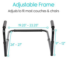 Load image into Gallery viewer, Vive Stand Assist - Mobility Standing Aid Rail for Couch, Chair - Assistance Handle for Patients, Elderly, Seniors and Disabled - Safety Grab Bar for Sitting, Sofa, Home - Adjustable, Portable Device
