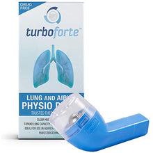 Load image into Gallery viewer, Turboforte Lung Expansion Mucus Relief Exerciser Flutter Valve Device - Breathe Easier - Clears Congestion From Lungs &amp; Airways - Improves Lung Capacity &amp; Respiratory Health - All Natural &amp; Drug Free

