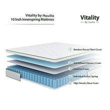 Load image into Gallery viewer, Novilla Queen Mattress - 12 Inch Vitality Gel Memory Foam Hybrid Mattress, Medium Firm Pocket Innerspring Queen Size Mattress with Edge Support, Motion Isolation and Cooling Sleep
