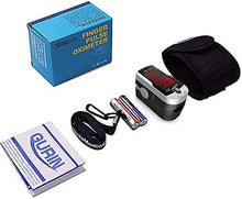 Load image into Gallery viewer, Deluxe SM-110 Two Way Display Finger Pulse Oximeter with Carry Case and Neck/Wrist Cord
