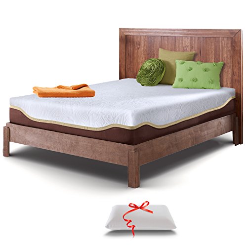 Live & Sleep King Size Mattress, Gel Memory Foam - 10 Inch Mattress - Firm Mattress - Cool Bed in a Box - Balanced Support - CertiPUR Certified - King