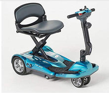 Load image into Gallery viewer, EV Rider Transport AF+ - Automatic Folding Scooter with Remote Lithium Power Mobility (Seafoam Blue)
