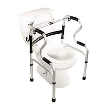 Load image into Gallery viewer, PCP Dual Folding 5-in-1 Bathroom Mobility &amp; aid Commode Walker seat, Height Adjustable Daily Living aid, Regular
