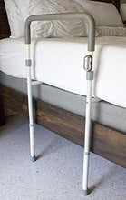 Load image into Gallery viewer, LumaRail Triple Safe Bed Assist Rail Support Bar with LED Motion Sensor Light, GlowSafe Indicators + Anchor Strap. Works with Low BEDS. INDEPENDENTLY Adjustable Height TOP-Rail for Thick MATTRESSES.
