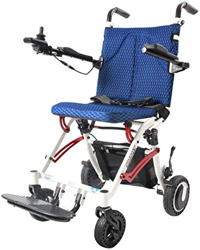 Rubicon Super Lightweight Electric Wheelchairs, Weight Only 36Lbs Support 220 Lbs. (Delivery 2-5 Business Days)