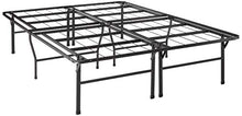 Load image into Gallery viewer, Best Price Mattress 18 Inch Metal Platform Beds w/ Heavy Duty Steel Slat Mattress Foundation (No Box Spring Needed), Black
