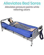 Load image into Gallery viewer, Vive 8&quot; Alternating Pressure Mattress - Low Air Loss Hospital Replacement Mattress - Medical Bed Topper for Pressure Ulcers and Bed Sores - Variable, Inflatable Pressure Pump System
