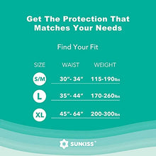 Load image into Gallery viewer, SUNKISS TrustPlus Adult Diapers with Maximum Absorbency, Disposable Incontinence Briefs with Tabs for Men and Women, Maximum Overnight Absorbency, Leak Protection, XLarge, 15 Count
