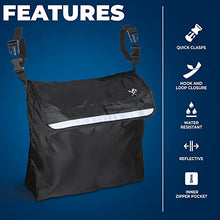 Load image into Gallery viewer, Pembrook Wheelchair Backpack Bag - Wheel Chair and Walker Accessories Side Storage Bags - Lightweight Pack for Mobility, Transport &amp; Travel Portable Devices - Fits Scooter, Electric Wheelchairs &amp; Etc
