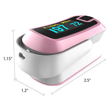 Load image into Gallery viewer, mibest OLED Finger Pulse Oximeter, O2 Meter, Dual Color White/Pink
