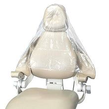 Load image into Gallery viewer, JMU Dental Half Chair Cover, Disposable Clear Plastic Sleeve Protector, Large 32&quot; x 32&quot;, Box of 200
