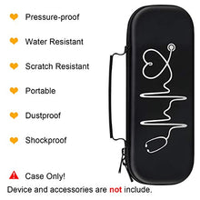 Load image into Gallery viewer, BOVKE Stethoscope Case for 3M Littmann Classic III, Lightweight II S.E, MDF Acoustica Deluxe Stethoscopes - Extra Room for Medical Bandage Scissors EMT Trauma Shears and LED Penlight, Black

