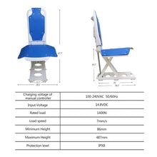 Load image into Gallery viewer, MAIDeSITe Electric Bath Chair Lift | Get Up from Floor | Floor Lift | Can be Raised to 20” Help You Stand Up Again | Weight Limit 300LB
