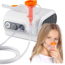 Load image into Gallery viewer, Desktop Nebulizer Machine, Portable Compressor with Exquisite Design, Pro Compact Cool Mist System for Kids Adults Home Use Travel Friendly for Breathing Problems
