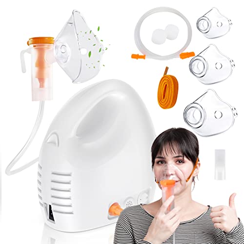 JUWA Nebulizer Machine for Adults and Kids -Personal Compressor Nebuliser Machine Portable Compressor System with Tubing Kits for Home Use