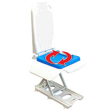 Load image into Gallery viewer, Tranquilo Premium Electric Bath Lift with Padded, SAFESWIVEL Rotating SEAT and Electric Recline. 300lb. Lifting Capacity and Extra High Lifting Range up to 21.5 inches.
