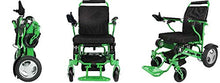 Load image into Gallery viewer, Eagle HD Bariatric Green Portable Folding Wheelchair- Light Weight - Airplane and Cruise Ready
