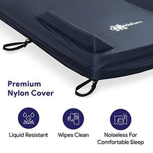 Load image into Gallery viewer, Fall Prevention Foam Bolster Mattress Cover with Defined Perimeter – 36” X 80” X 8” - Universal Medical Bed Overlay for Elderly and Fall Risk Patients - Fitted Sheet Fit with Secure Snaps
