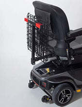 Load image into Gallery viewer, Folding Rear Basket for Pride Mobility Scooters &amp; Powerchairs (Only Works with Scooters &amp; Power Chairs Equipped with 1&quot; x 1&quot; Hitch Receiver)
