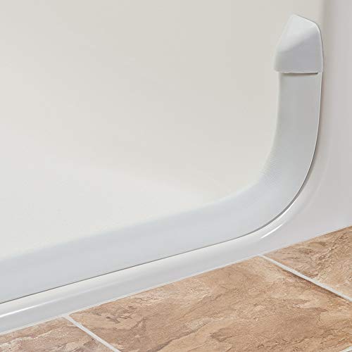 GBS Collapsible Shower Dam - Water Water Stopper and Threshold/Easy Access for Wheelchair Roll-in/Curb-Less and Barrier-Free/K-Dam Retention System/Neutral/Radius End Caps/66 Inch