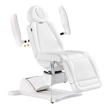 Load image into Gallery viewer, Beauty Full Electrical 4 Motor Podiatry Chair Facial Massage Dental Aesthetic Reclining Chair All Purpose Bed - PAVO -White
