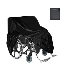 Load image into Gallery viewer, Kasla Wheelchair Cover,Waterproof Mobility Scooter Cover, Electric Wheelchair Storage Bag for Travel Outdoor Protector from Dust Dirt Snow Rain Sun Rays-45&quot;Lx30&quot;Wx51&quot;H
