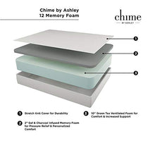 Load image into Gallery viewer, Signature Design by Ashley Chime 12&quot; Medium Firm Memory Foam Mattress - CertiPUR-US Certified, Queen
